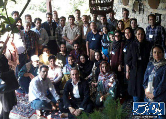 حضور نماینده یونسکو در اقامتگاه بوم گردی نگین هورامان داریان